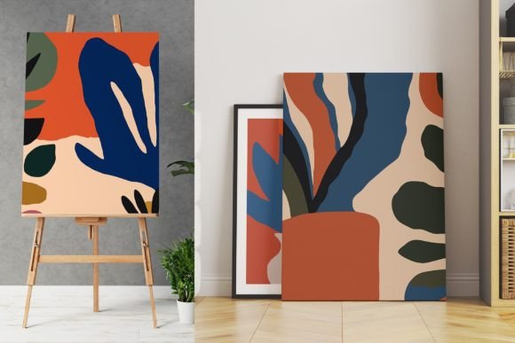 Download Abstract Contemporary Floral Art - Contemporary Collection