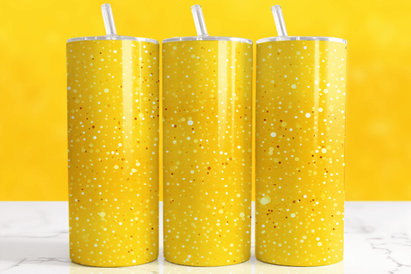 Download Sunshine Yellow Glitter Tumbler Wrap - Sun Collection