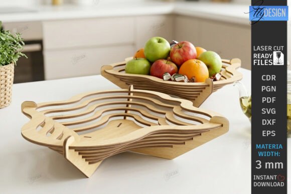Download Wooden Layered Contour Bowl Laser Cut - Bowl Collection
