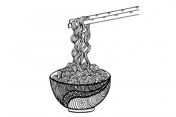 Download Doodle Noodle at Bowl and Chopsticks - Bowl Collection