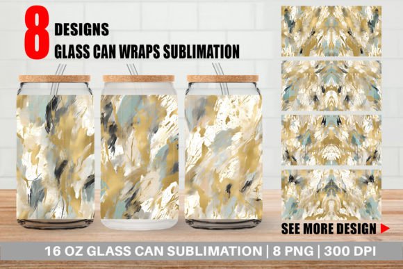 Download Glass Can Contemporary Art and Gold - Premium Resources